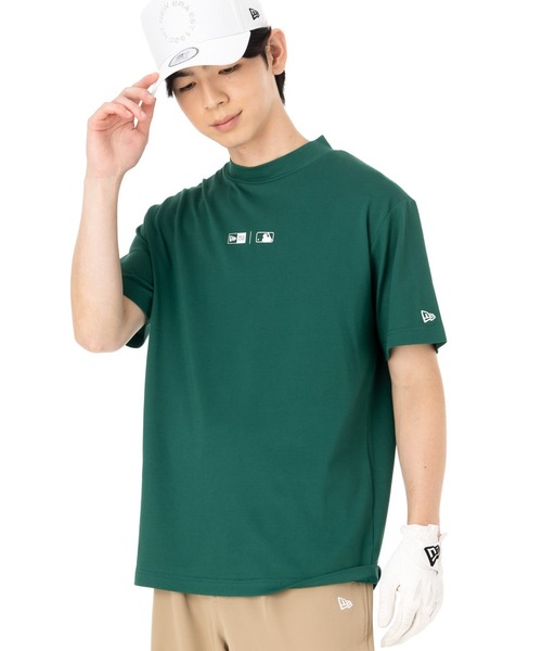 NEW ERA(ニューエラ)の「ニューエラゴルフ 半袖ミッドネックTシャツ MLB コットン(ポロシャツ・メンズ・グリーン/ネイビー・M/L/XL/XXL/S)」の20枚目の写真