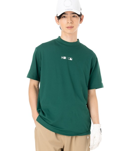 NEW ERA(ニューエラ)の「ニューエラゴルフ 半袖ミッドネックTシャツ MLB コットン(ポロシャツ・メンズ・グリーン/ネイビー・M/L/XL/XXL/S)」の19枚目の写真