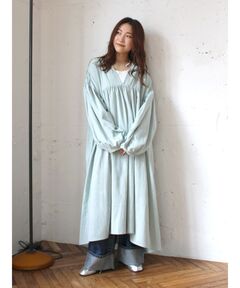セール】Cotton Gather Onepiece（ワンピース）｜anuke