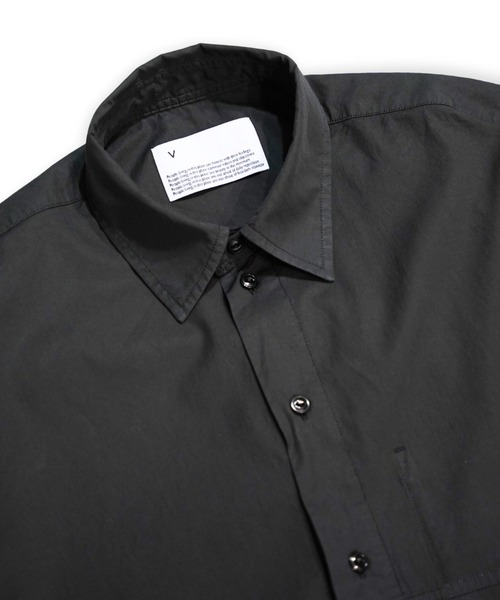 VOAAOV(ヴォアーブ)の「【VOAAOV】TWILL Long Sleeve Shirt(シャツ/ブラウス・メンズ・ブラウン/ネイビー/サックスブルー/ブラック・2/1)」の12枚目の写真
