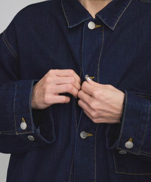 SALON adam et rope'（サロン アダム エ ロペ）の「【LANCER（ランサー）】JACKET/デニムジャケット（デニムジャケット・レディース・ブルー系その他6/ネイビー・M）」の8枚目の写真