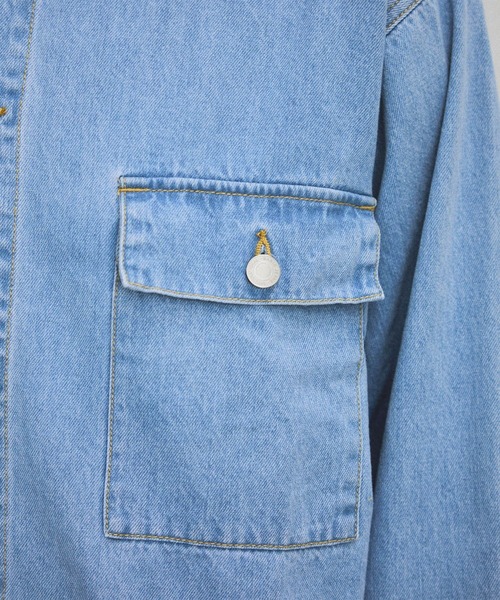 SALON adam et rope'（サロン アダム エ ロペ）の「【LANCER（ランサー）】JACKET/デニムジャケット（デニムジャケット・レディース・ブルー系その他6/ネイビー・M）」の18枚目の写真