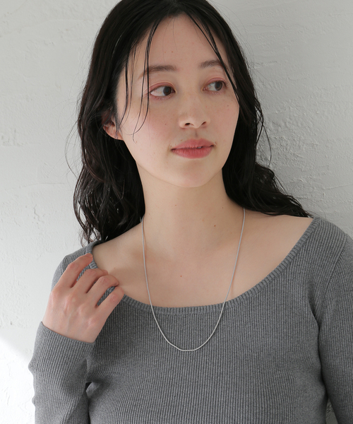 plage（プラージュ）の「MARIHA / マリハ Silent Rain POPCORN チェーンネックレス 60 (シルバー)（ネックレス・レディース・シルバー・FREE）」の9枚目の写真