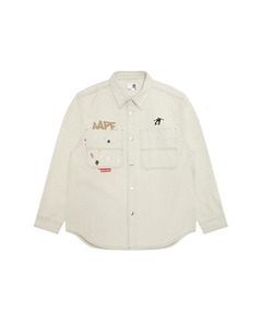 AAPE MAIN LONG SLEEVE SHIRT