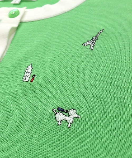 Picone CLUB（ピッコーネクラブ）の「刺繍カーディガン（カーディガン/ボレロ・レディース・イエロー/ネイビー/ピンク/グリーン・S/M）」の13枚目の写真
