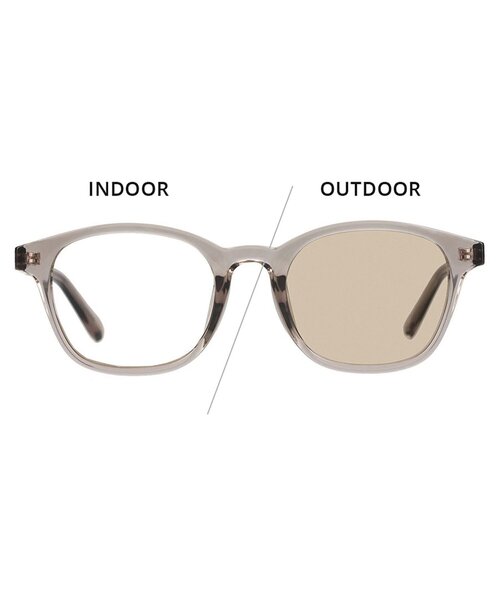 Zoff（ゾフ）の「【WEB限定】ボストン 型調光サングラス｜カラーレンズ｜トレンド｜紫外線対策｜UVカット｜レンズの色が変わるサングラス｜Zoff｜COLOR SUNGLASSES（サングラス・レディース・ブラック/ブラウン系その他5/ライトグレー系・FREE）」の10枚目の写真