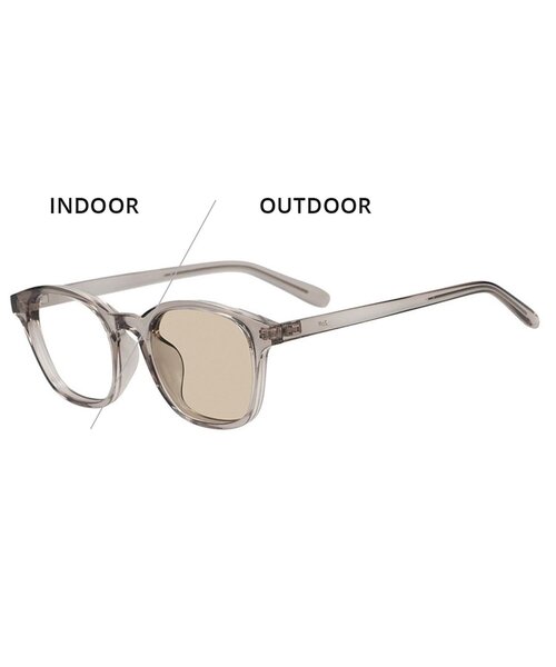 Zoff（ゾフ）の「【WEB限定】ボストン 型調光サングラス｜カラーレンズ｜トレンド｜紫外線対策｜UVカット｜レンズの色が変わるサングラス｜Zoff｜COLOR SUNGLASSES（サングラス・レディース・ブラック/ブラウン系その他5/ライトグレー系・FREE）」の9枚目の写真