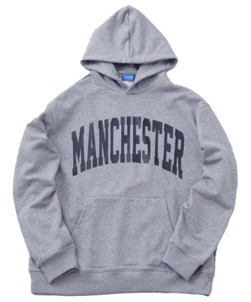 GLAZOS（グラソス）の「【大人向けサイズあり】【速乾・毛玉になりにくい】カレッジビッグロゴパーカー（パーカー・キッズ・ブラック/グレー/ネイビー・L/M/S/LL）」の13枚目の写真