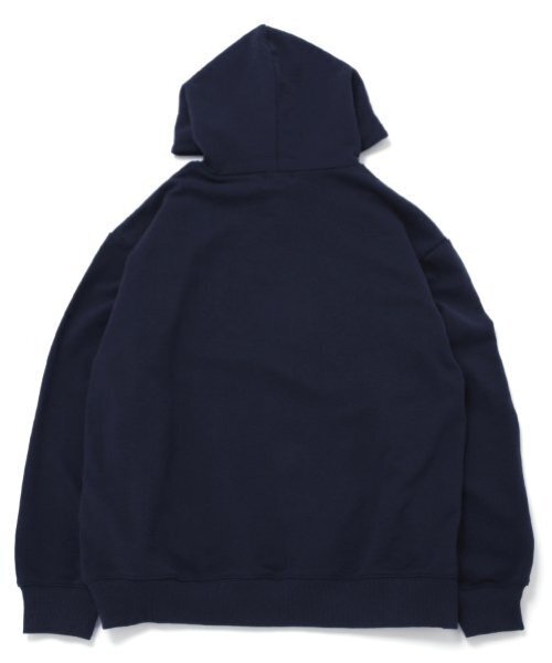 GLAZOS（グラソス）の「【大人向けサイズあり】【速乾・毛玉になりにくい】カレッジビッグロゴパーカー（パーカー・キッズ・ブラック/グレー/ネイビー・L/M/S/LL）」の5枚目の写真