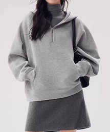 aimoha | ハーフジップフーディ(パーカー)