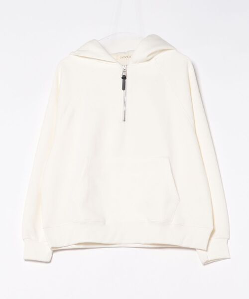 aimoha（アイモハ）の「ハーフジップフーディ（パーカー・レディース・杢グレー/ピンク/グレー/オフホワイト・FREE）」の13枚目の写真