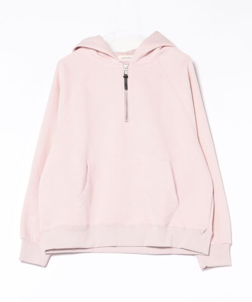 aimoha（アイモハ）の「ハーフジップフーディ（パーカー・レディース・杢グレー/ピンク/グレー/オフホワイト・FREE）」の16枚目の写真