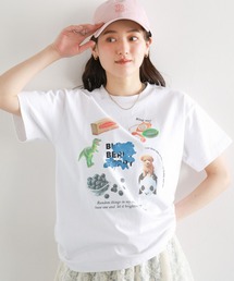 RAGEBLUE | コラージュプリントコンパクトTシャツ(Tシャツ/カットソー)