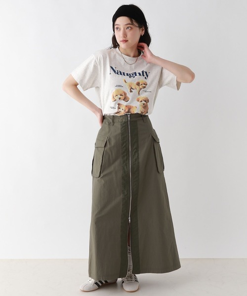 RAGEBLUE(レイジブルー)の「コラージュプリントコンパクトTシャツ(Tシャツ/カットソー・レディース・ライトグレー/ホワイト・FREE)」の22枚目の写真