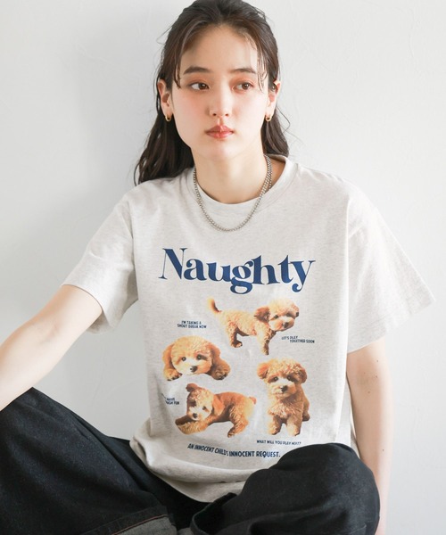 RAGEBLUE(レイジブルー)の「コラージュプリントコンパクトTシャツ(Tシャツ/カットソー・レディース・ライトグレー/ホワイト・FREE)」の12枚目の写真