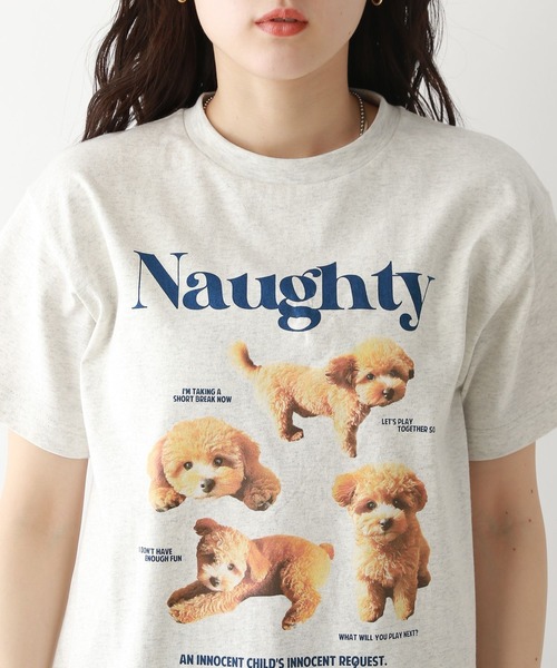 RAGEBLUE(レイジブルー)の「コラージュプリントコンパクトTシャツ(Tシャツ/カットソー・レディース・ライトグレー/ホワイト・FREE)」の16枚目の写真