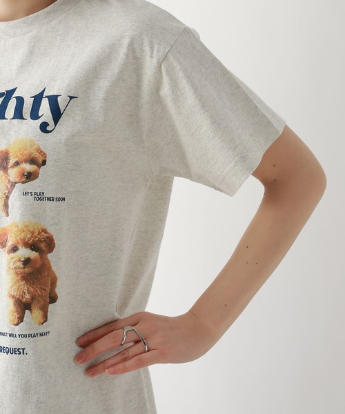 RAGEBLUE(レイジブルー)の「コラージュプリントコンパクトTシャツ(Tシャツ/カットソー・レディース・ライトグレー/ホワイト・FREE)」の17枚目の写真