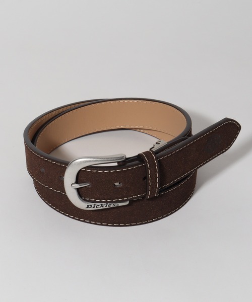 Dickies(ディッキーズ)の「【Dickies/ディッキーズ】33mm スウェード調 シングルステッチ ベルト(ベルト・メンズ・ブラック/ダークブラウン・FREE)」の1枚目の写真