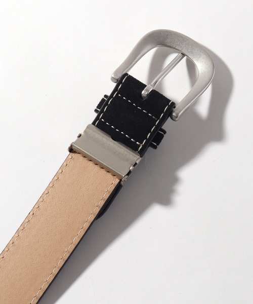 Dickies(ディッキーズ)の「【Dickies/ディッキーズ】33mm スウェード調 シングルステッチ ベルト(ベルト・メンズ・ブラック/ダークブラウン・FREE)」の8枚目の写真