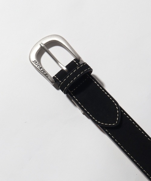 Dickies(ディッキーズ)の「【Dickies/ディッキーズ】33mm スウェード調 シングルステッチ ベルト(ベルト・メンズ・ブラック/ダークブラウン・FREE)」の7枚目の写真