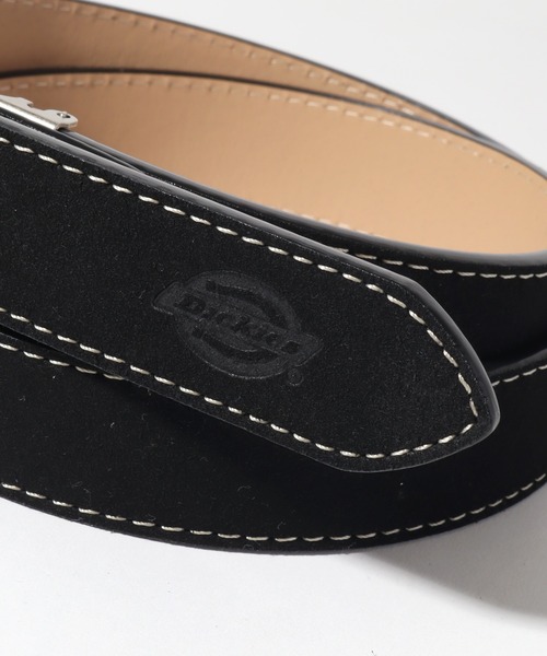 Dickies(ディッキーズ)の「【Dickies/ディッキーズ】33mm スウェード調 シングルステッチ ベルト(ベルト・メンズ・ブラック/ダークブラウン・FREE)」の6枚目の写真