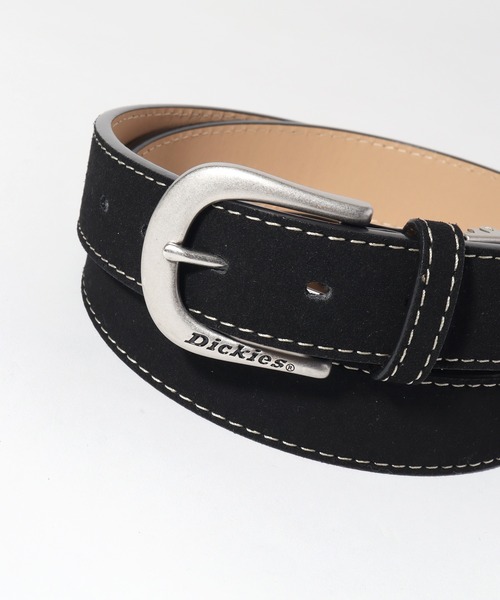 Dickies(ディッキーズ)の「【Dickies/ディッキーズ】33mm スウェード調 シングルステッチ ベルト(ベルト・メンズ・ブラック/ダークブラウン・FREE)」の5枚目の写真