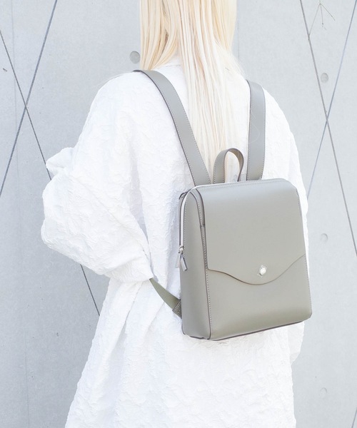 Legato Largo（レガートラルゴ）の「Legato Largo / かるいかばん　ミニリュック / LG-P0119（バックパック/リュック・レディース・ベージュ/ラベンダー/ブルー系その他/キャメル/ダークブラウン/ベージュ系その他/ブラック/アイボリー/オリーブ・ONESIZE）」の21枚目の写真
