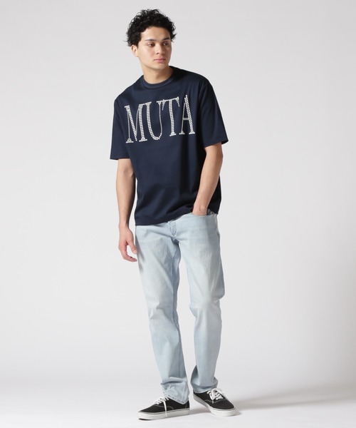 muta marine(ムータ・マリン)の「muta MARINE/ムータ マリン/別注メタルロゴ スムースTシャツ(Tシャツ/カットソー・メンズ・ネイビー/ホワイト・4/7/6/5/8)」の10枚目の写真