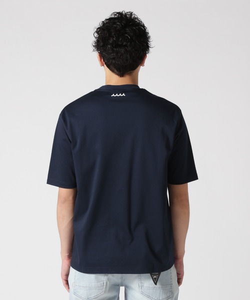muta marine(ムータ・マリン)の「muta MARINE/ムータ マリン/別注メタルロゴ スムースTシャツ(Tシャツ/カットソー・メンズ・ネイビー/ホワイト・4/7/6/5/8)」の12枚目の写真