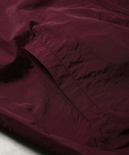 Starting Over（スターティングオーバー）の「sleeve line one point nylon jacket/袖ライン ワンポイント 刺繍 ナイロンジャケット（ナイロンジャケット・メンズ・ブラック/ワイン/ライトグレー・SS/M/L）」の7枚目の写真