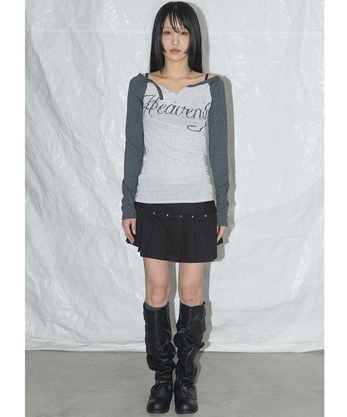 A'GEM/9 × .kom 「 FANCY CLUB/ファンシークラブ」 HEAVENLY OFF-SHOULDER LONG SLEEVE/ヘブン A'GEM/9 × .kom 『 FANCY CLUB/ファンシークラブ』 HEAVENLY OFF