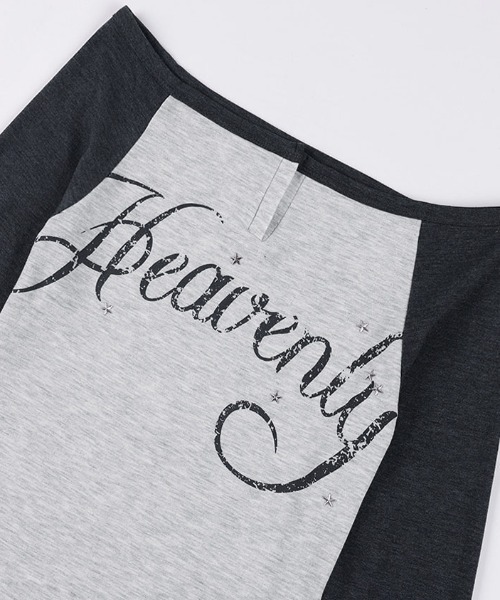 A'GEM/9 × .kom 「 FANCY CLUB/ファンシークラブ」 HEAVENLY OFF-SHOULDER LONG SLEEVE/ヘブン A'GEM/9 × .kom 『 FANCY CLUB/ファンシークラブ』 HEAVENLY OFF