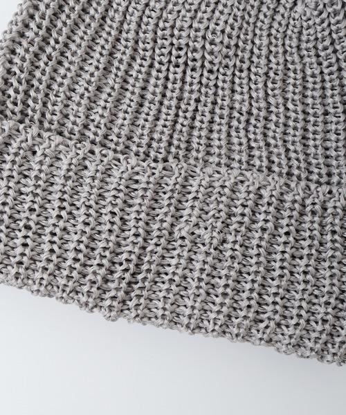 Sense of Grace(センスオブグレース)の「シンプル サマーニット帽(ニットキャップ/ビーニー・メンズ・アッシュ/ブルー/ライム/ブラック・FREE)」の9枚目の写真