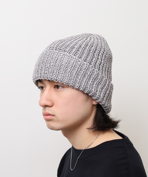 Sense of Grace(センスオブグレース)の「シンプル サマーニット帽(ニットキャップ/ビーニー・メンズ・アッシュ/ブルー/ライム/ブラック・FREE)」の14枚目の写真