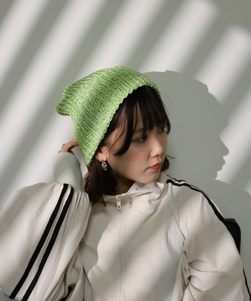 Sense of Grace(センスオブグレース)の「シンプル サマーニット帽(ニットキャップ/ビーニー・メンズ・アッシュ/ブルー/ライム/ブラック・FREE)」の11枚目の写真