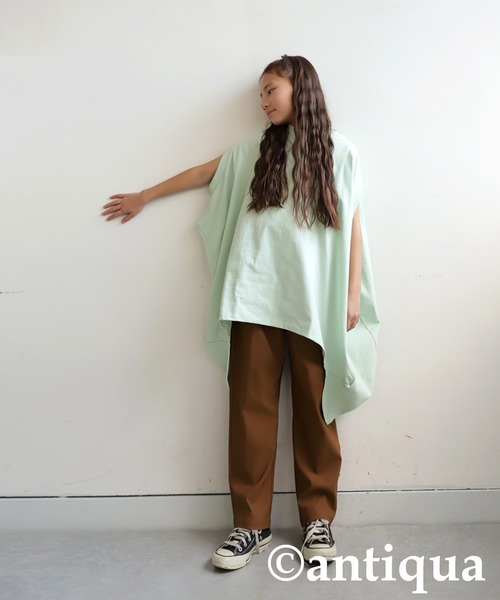 antiqua（アンティカ）の「テーパードパンツ（その他パンツ・キッズ・ブラック/ブラウン/グリーン/ダークグレー/ネイビー・140/150/160）」の4枚目の写真