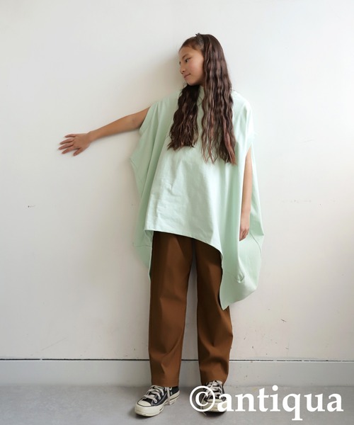 antiqua（アンティカ）の「テーパードパンツ（その他パンツ・キッズ・ブラック/ブラウン/グリーン/ダークグレー/ネイビー・140/150/160）」の21枚目の写真