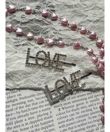 PHILLY（フィリー）の「《2個セット》ビジューロゴヘアピン（ヘアピン）」