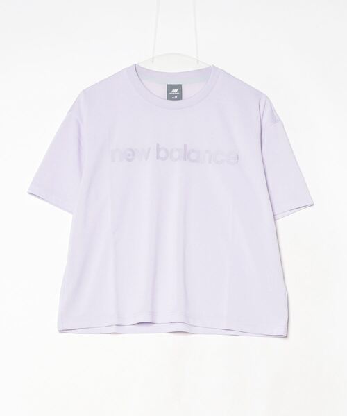 NEW BALANCE(ニューバランス)の「【別注】ニューバランス New Balance THE CITY ショートスリーブショートレングスTシャツ 限定コラボ(Tシャツ/カットソー・レディース・ライラック/ライトグリーン/ブラック・S/M/L/XL)」の3枚目の写真