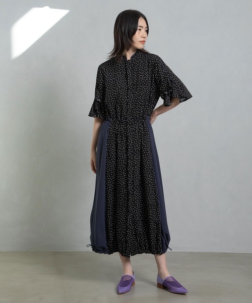 MARECHAL TERRE ワンピース パイピングシャツワンピース