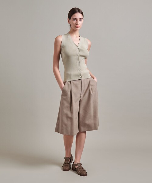 新品未使用　＜LOEFF＞リブ ベスト LOEFF＞リブ ベスト（ニット/セーター）｜LOEFF（ロエフ）の