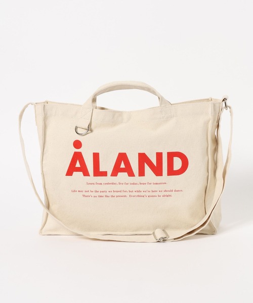 ALAND(エーランド)の「【UNISEX】ALAND/横長Dリングトート(トートバッグ・レディース・ホワイト/ライトグレー/ブラック/ブルー/ミント/スモークピンク・FREE)」の14枚目の写真