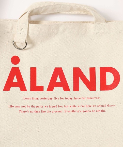 ALAND(エーランド)の「【UNISEX】ALAND/横長Dリングトート(トートバッグ・レディース・ホワイト/ライトグレー/ブラック/ブルー/ミント/スモークピンク・FREE)」の10枚目の写真