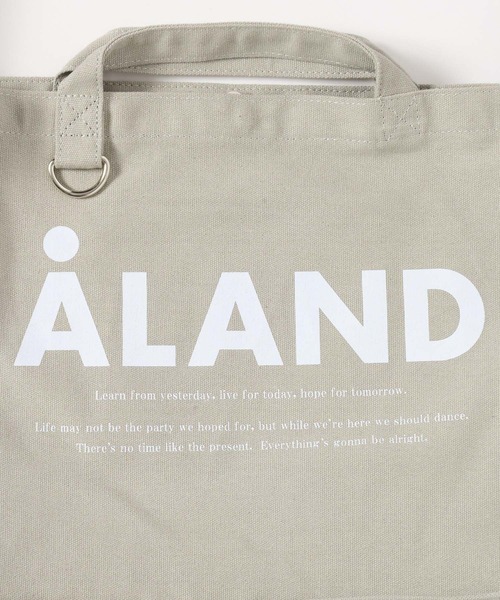 ALAND(エーランド)の「【UNISEX】ALAND/横長Dリングトート(トートバッグ・レディース・ホワイト/ライトグレー/ブラック/ブルー/ミント/スモークピンク・FREE)」の11枚目の写真