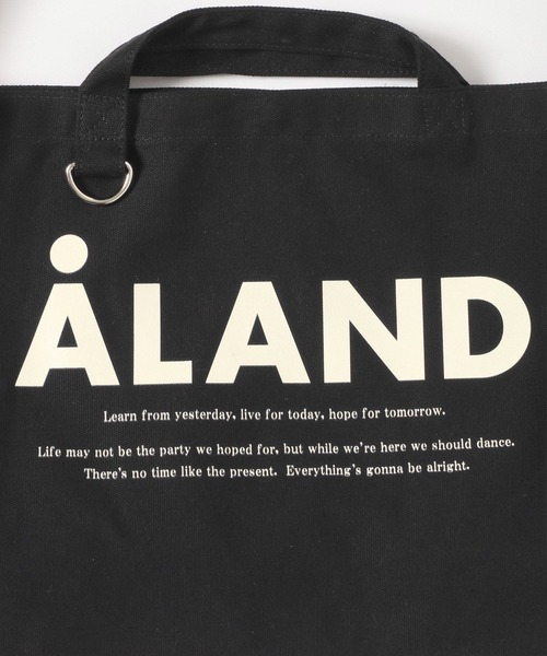 ALAND(エーランド)の「【UNISEX】ALAND/横長Dリングトート(トートバッグ・レディース・ホワイト/ライトグレー/ブラック/ブルー/ミント/スモークピンク・FREE)」の12枚目の写真