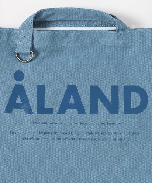 ALAND(エーランド)の「【UNISEX】ALAND/横長Dリングトート(トートバッグ・レディース・ホワイト/ライトグレー/ブラック/ブルー/ミント/スモークピンク・FREE)」の13枚目の写真