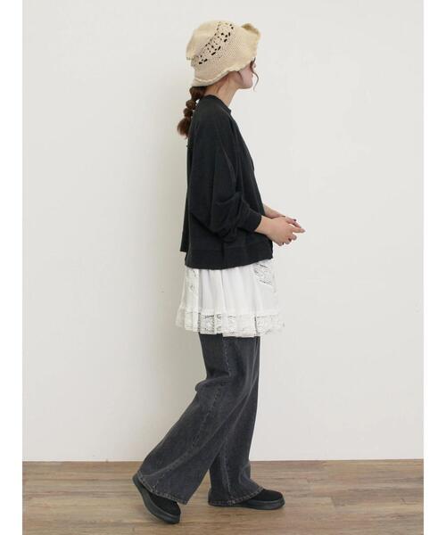 Samansa Mos2（サマンサ モスモス）の「2WAYレースビスチェ（シャツ/ブラウス・レディース・ブラック/オフホワイト/クリーム・F）」の19枚目の写真