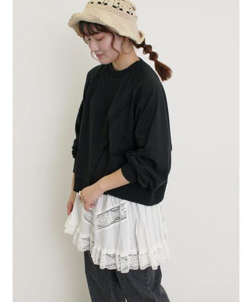 Samansa Mos2（サマンサ モスモス）の「2WAYレースビスチェ（シャツ/ブラウス・レディース・ブラック/オフホワイト/クリーム・F）」の20枚目の写真