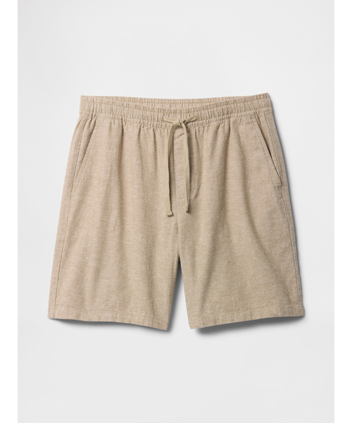 DT♪ TOLDA リネン混キャンバスショートパンツ 関税込 7インチ リネン混 イージーショートパンツ（その他パンツ）｜GAP