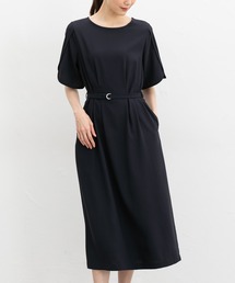 チューリップ袖ワンピース